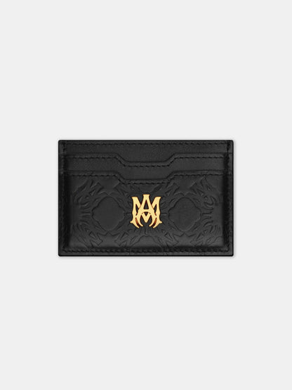 Ma Quad Leather Card Holder - Black | Amiri Affordable