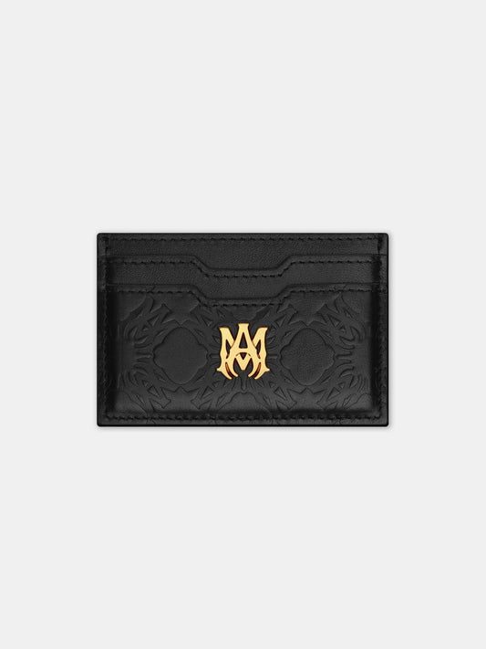 Ma Quad Leather Card Holder - Black | Amiri Affordable