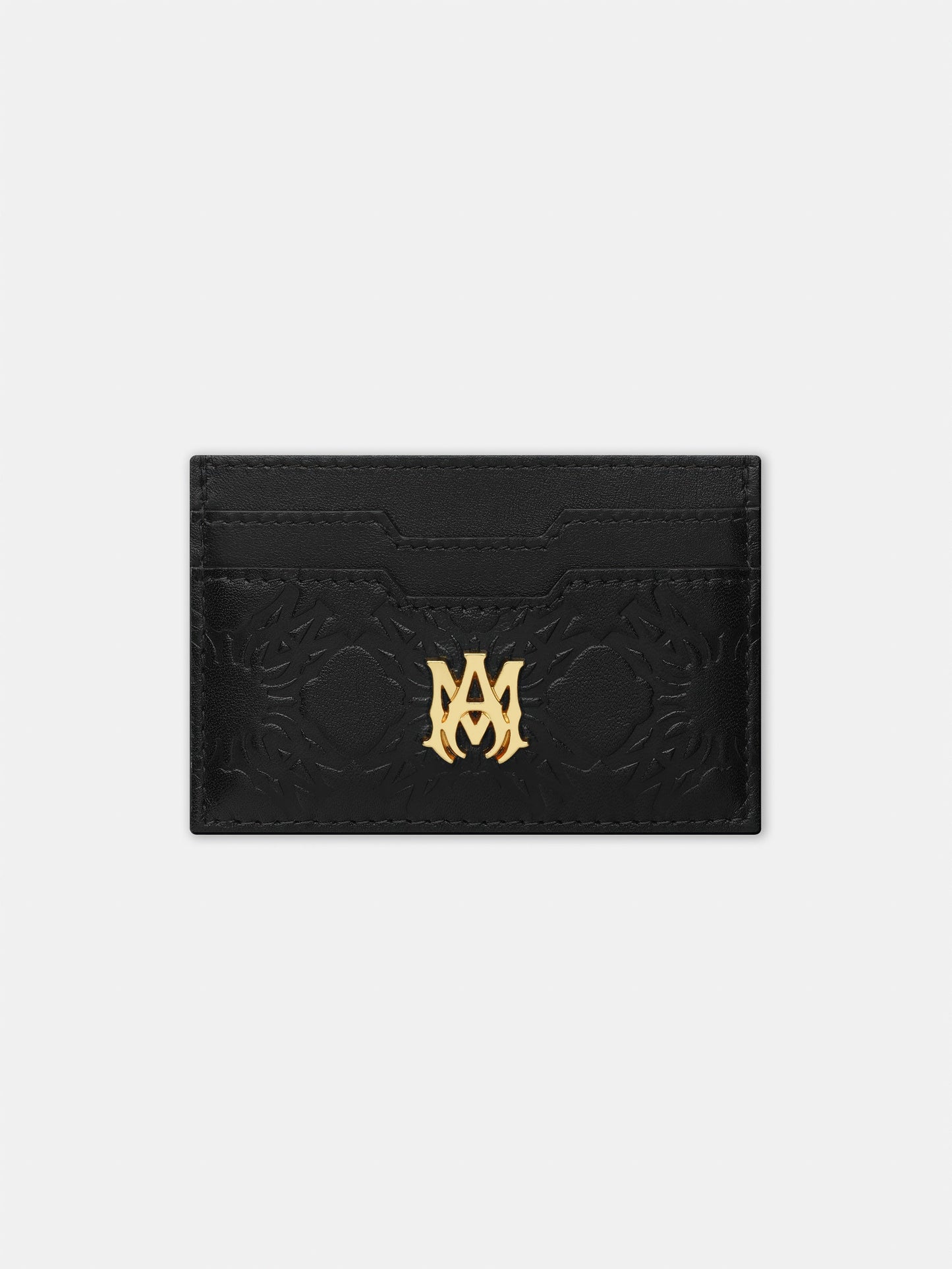 Ma Quad Leather Card Holder - Black | Amiri Affordable