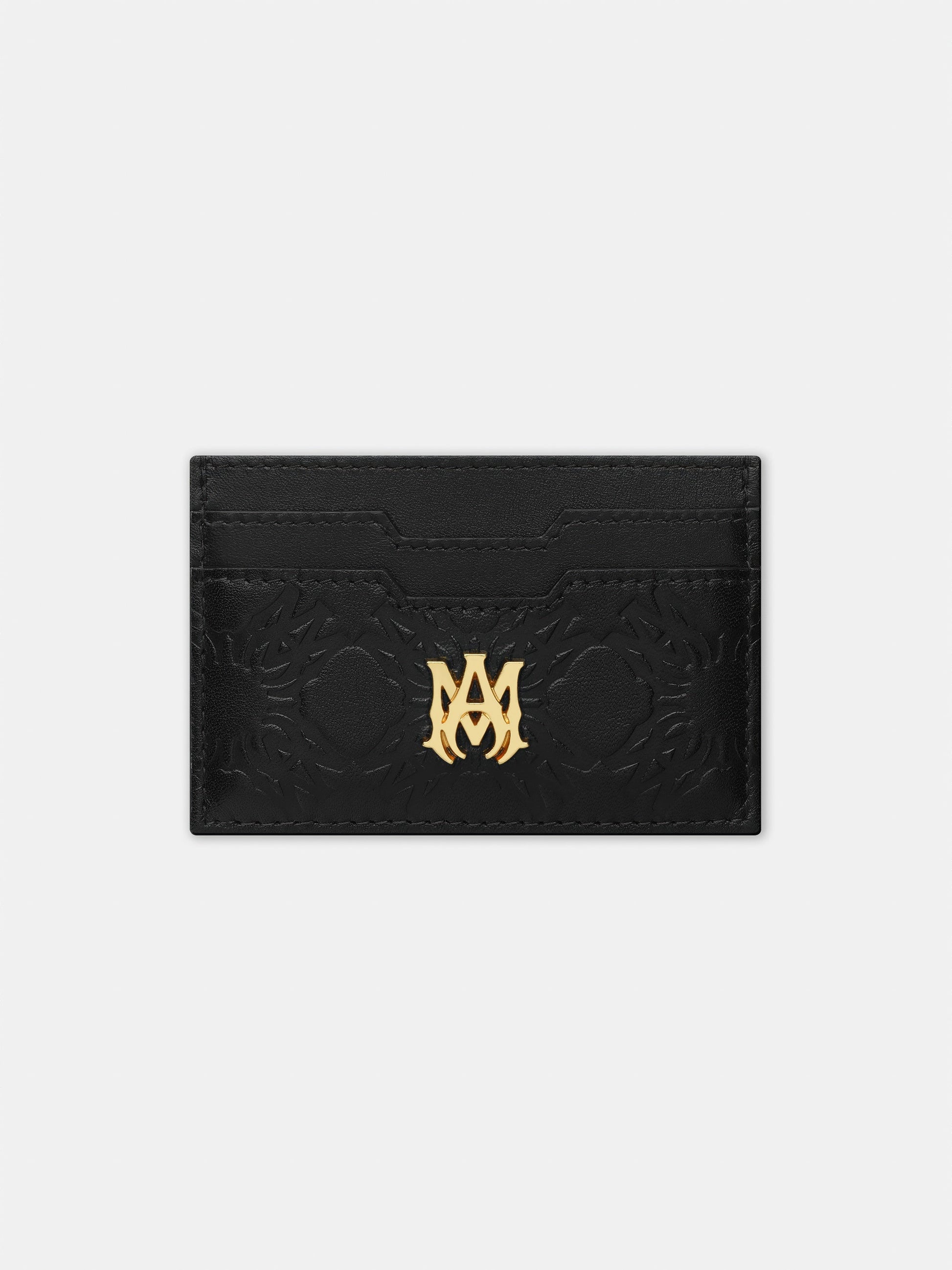 Ma Quad Leather Card Holder - Black | Amiri Affordable