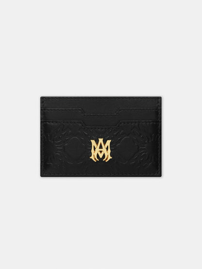 Ma Quad Leather Card Holder - Black | Amiri Affordable