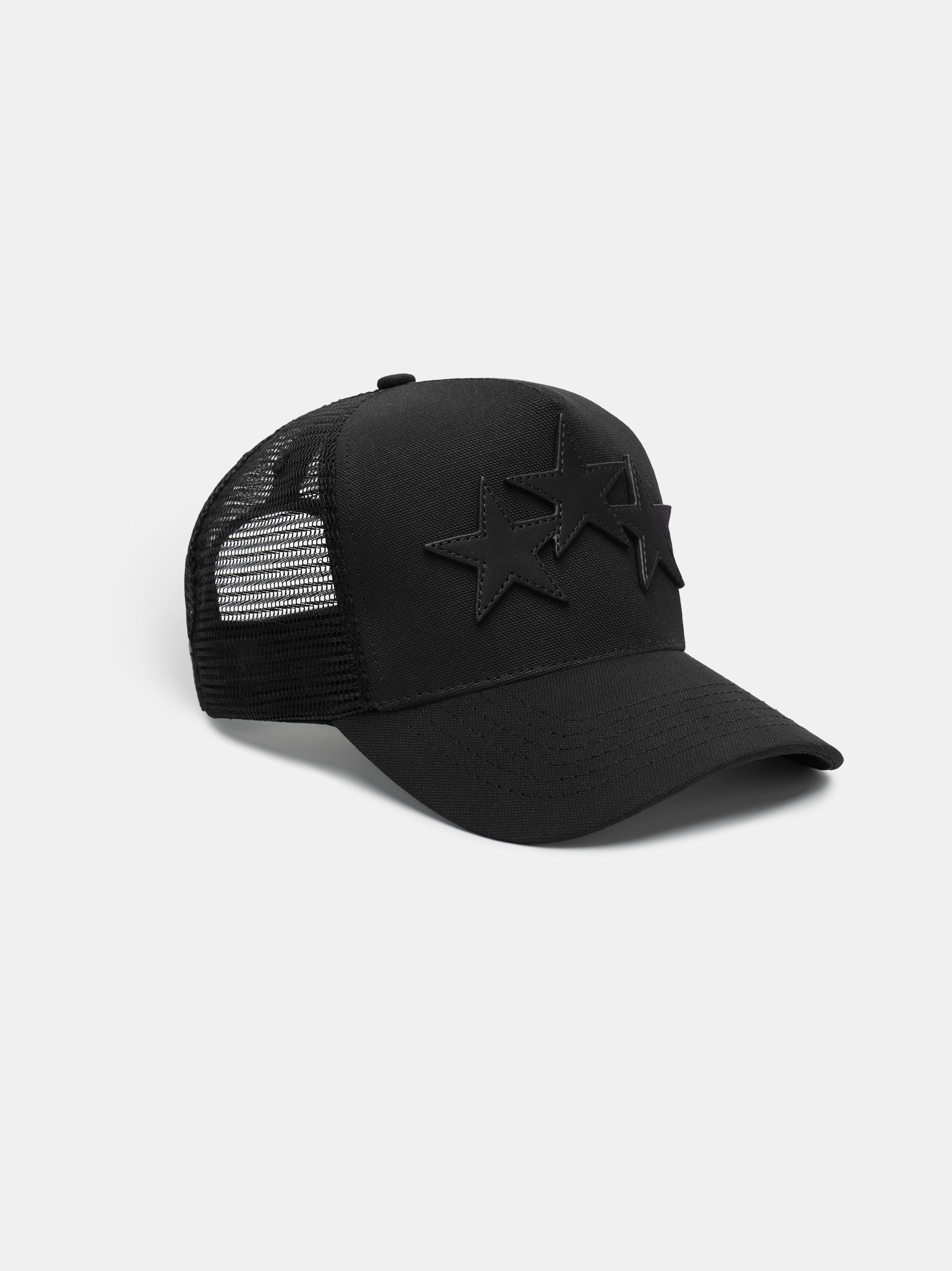 3 Star Trucker Hat - Black Black | Amiri Online