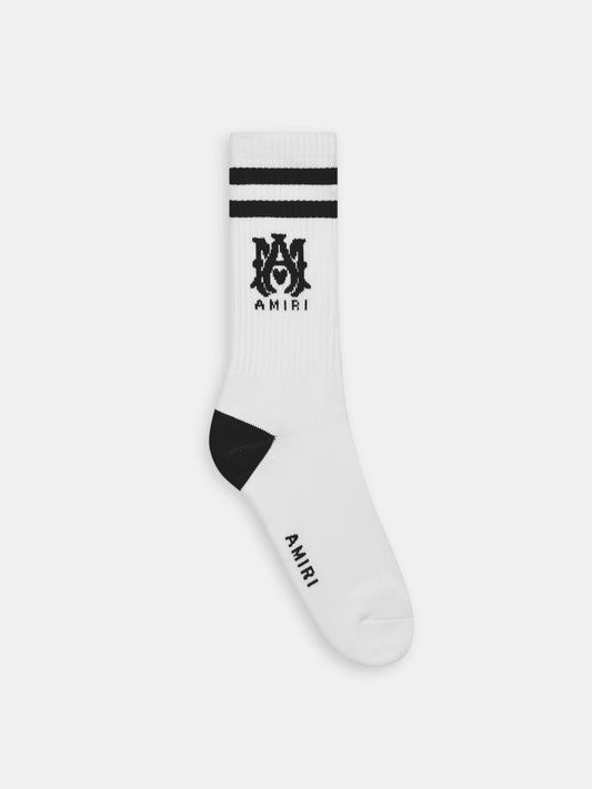 Ma Core Logo Socks - White Black | Amiri Budget Friendly