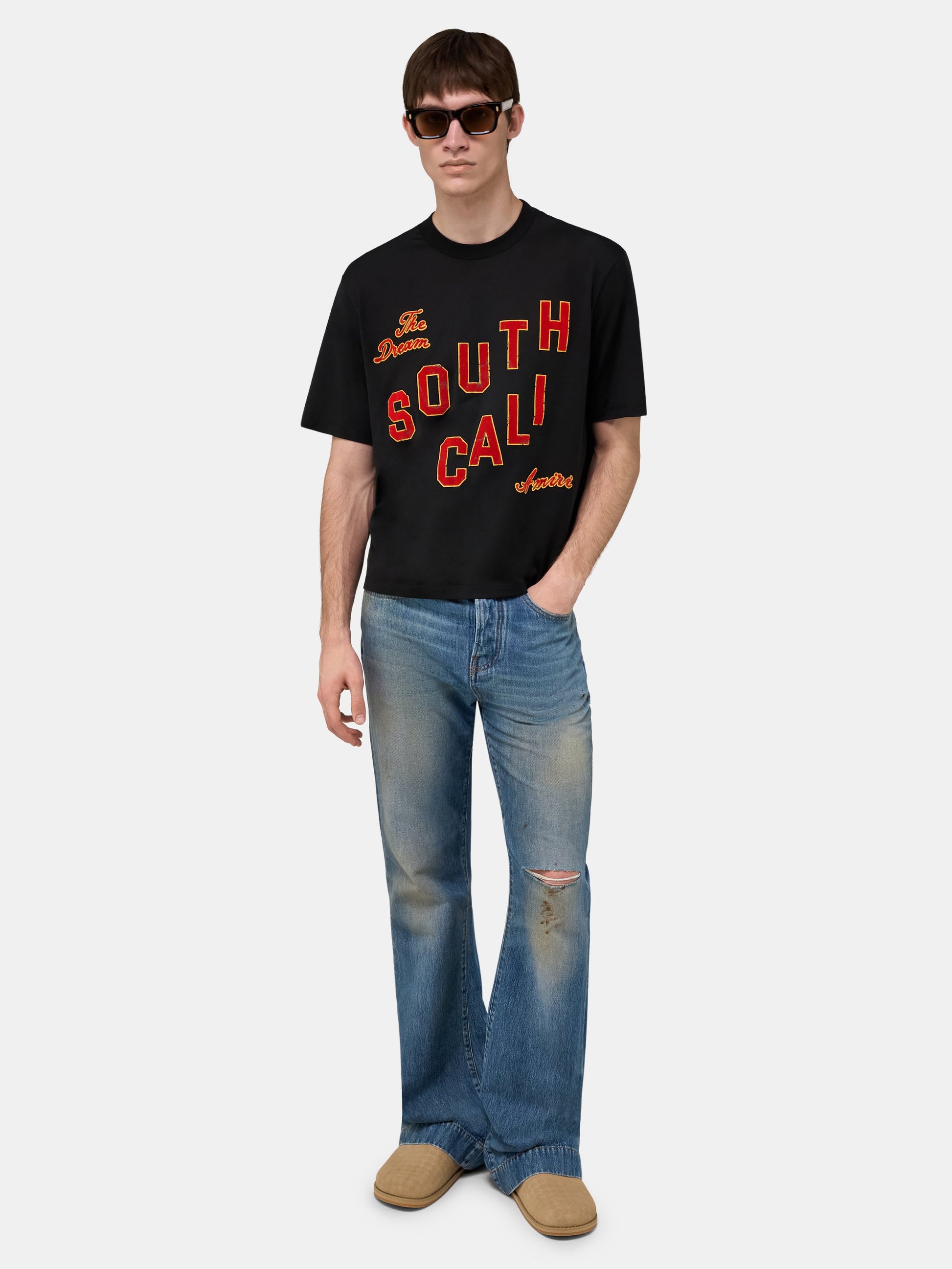 South Cali Box Tee - Black | Amiri Online
