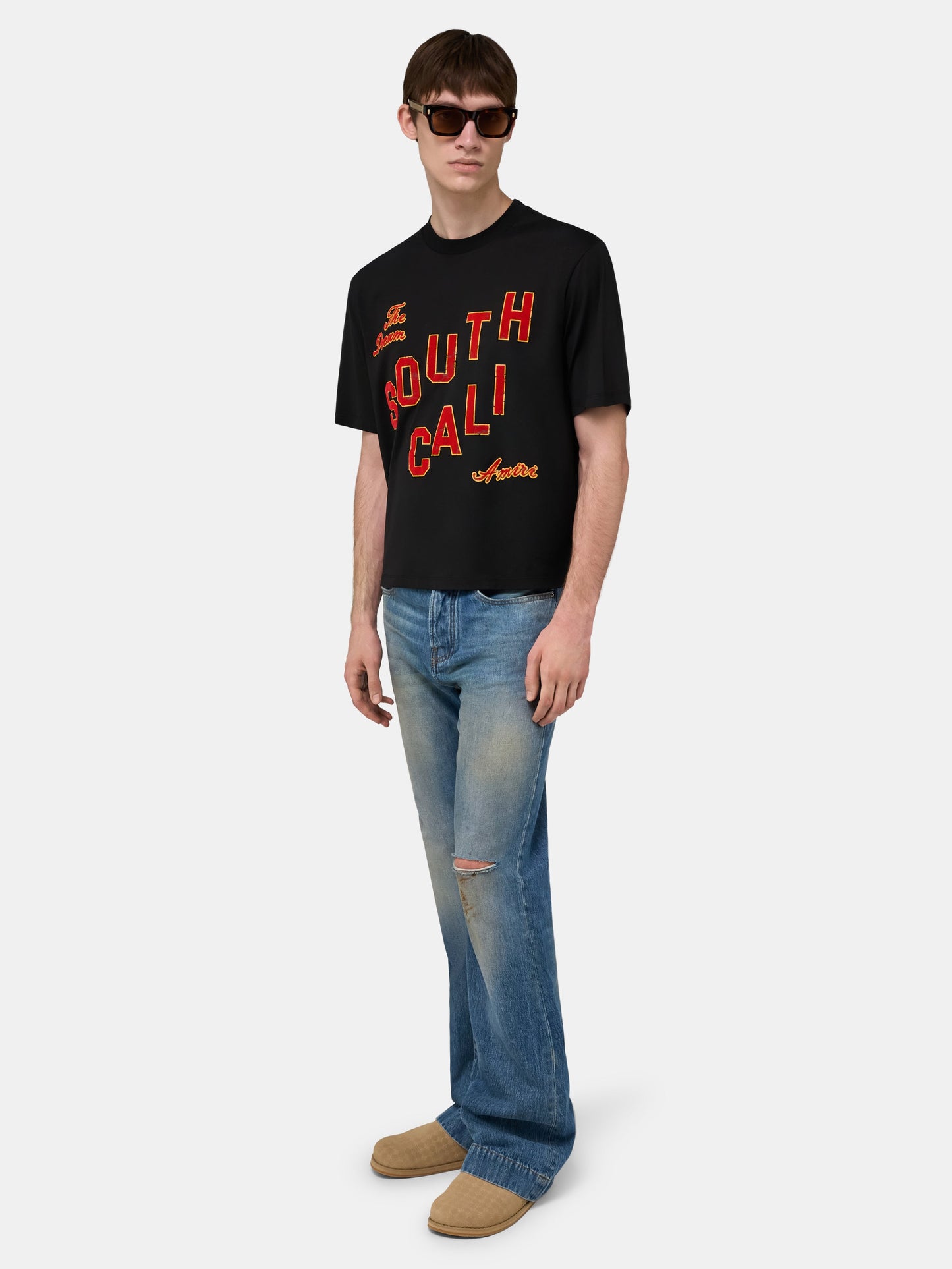 South Cali Box Tee - Black | Amiri Online