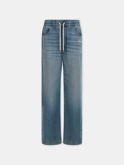 Drawstring Baggy Jean - Pacific | Amiri Popular Choice