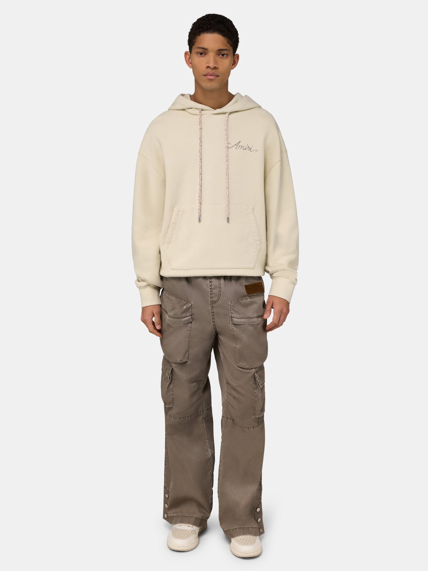 Ma Quad Checkerboard Hoodie - Alabaster | Amiri Sale