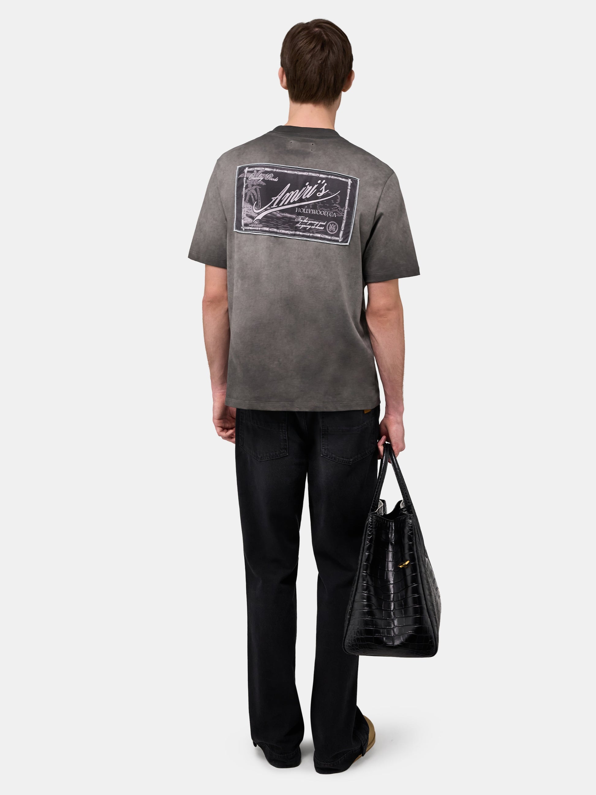 Amiri Quality Goods Label Tee - Black | Amiri Affordable