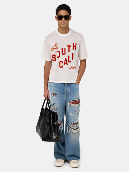 South Cali Box Tee - Ivory | Amiri Special Offer