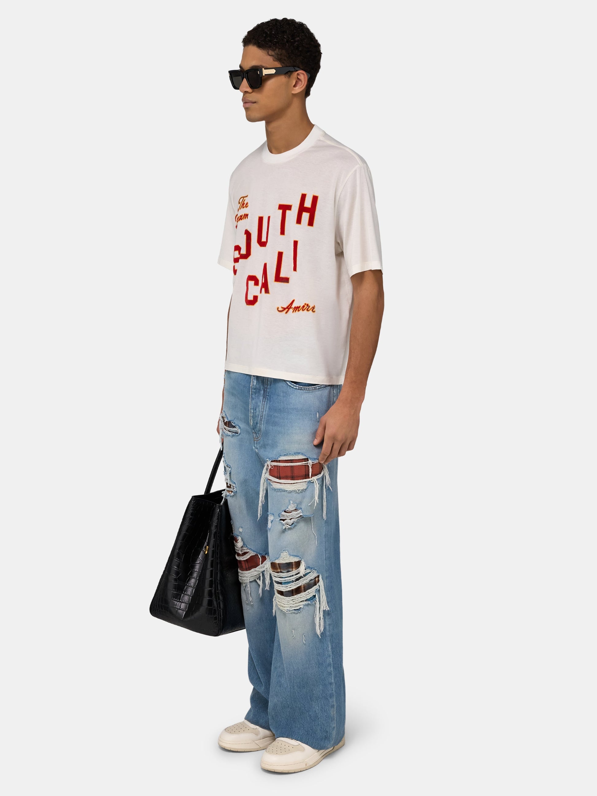 South Cali Box Tee - Ivory | Amiri Special Offer