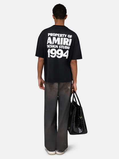 Amiri 1994 Oversized Tee - Black | Amiri Best Seller