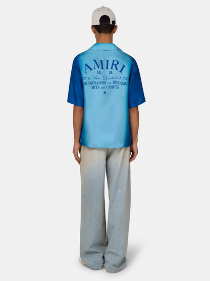 Arts District Camp Shirt - Sapphire | Amiri Sale