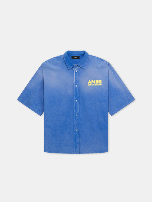 Amiri 1994 Camp Shirt - Sapphire | Amiri Online