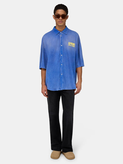 Amiri 1994 Camp Shirt - Sapphire | Amiri Online