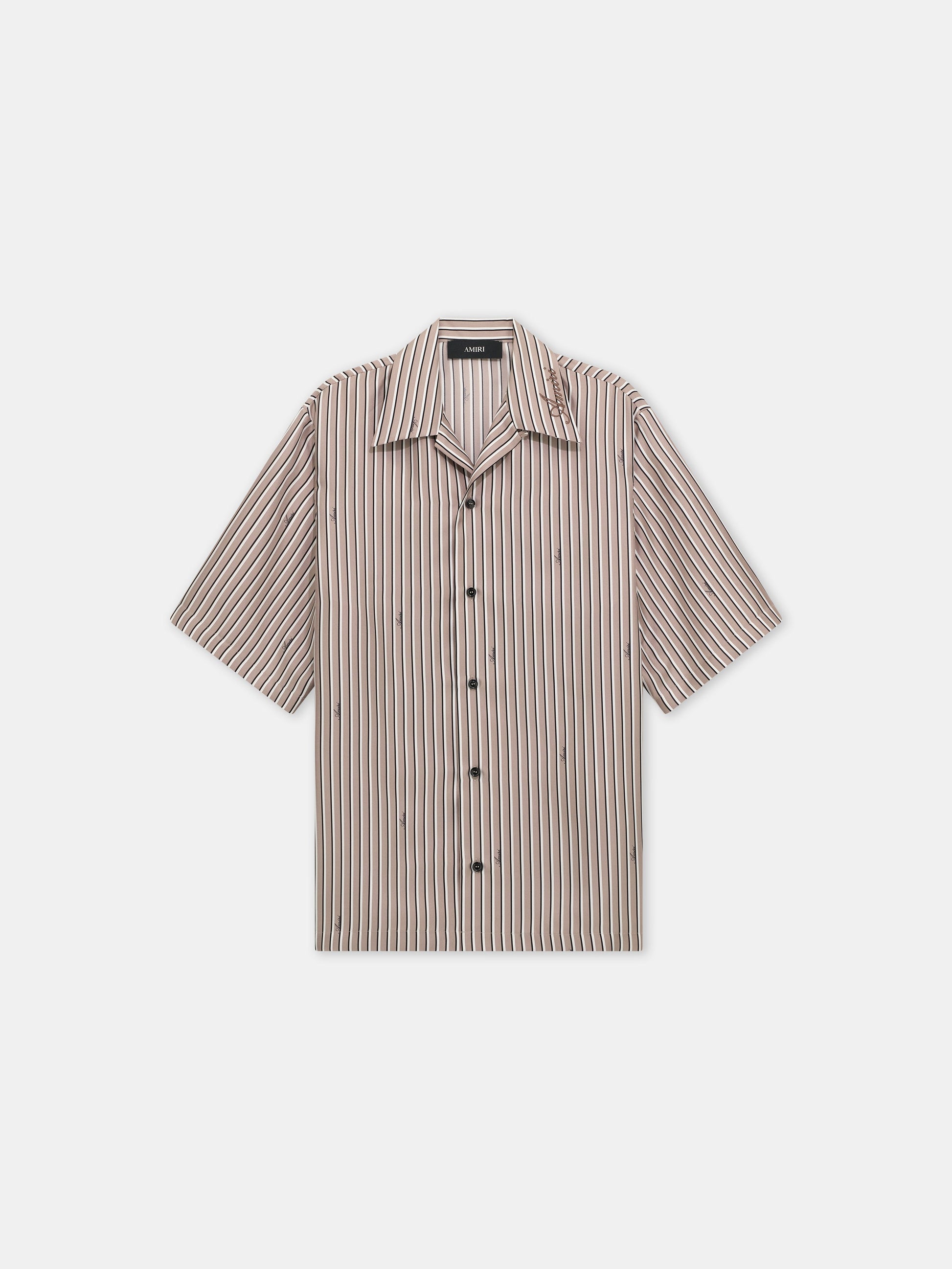 Amiri Script Bowling Shirt - Mocha | Amiri Great Deal