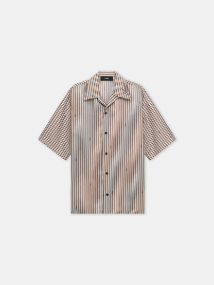 Amiri Script Bowling Shirt - Mocha | Amiri Great Deal