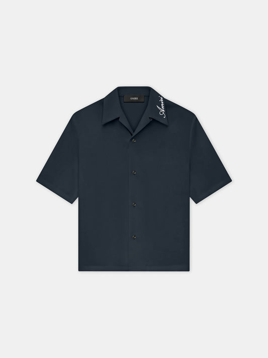 Amiri Camp Shirt - Navy | Amiri Featured