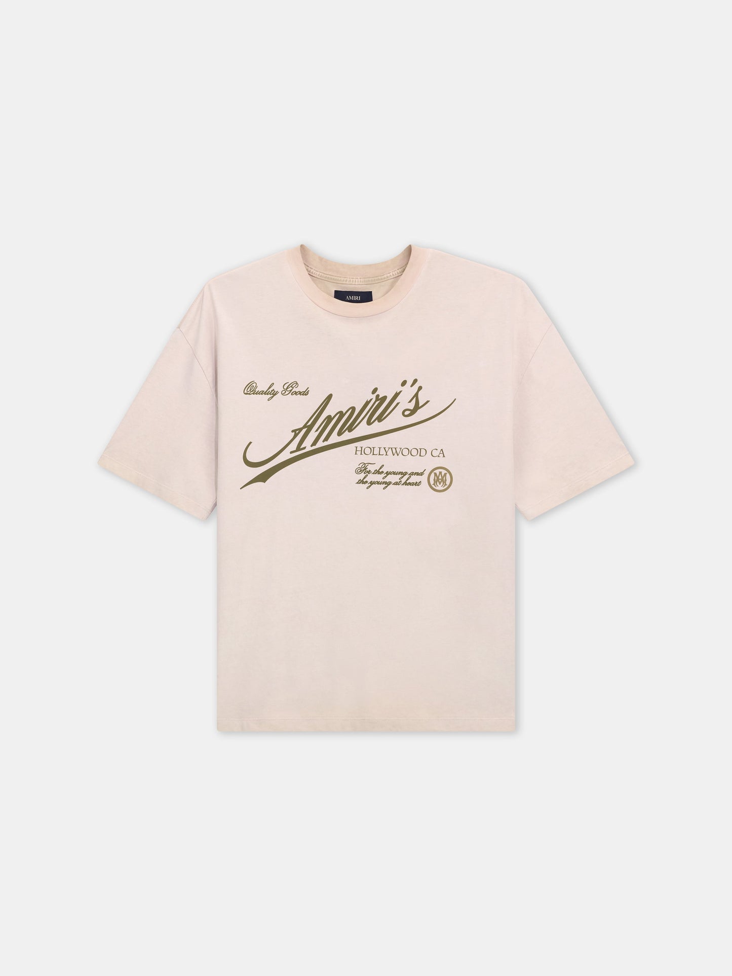 Amiri Quality Goods Oversized Tee - Alabaster | Amiri Sale