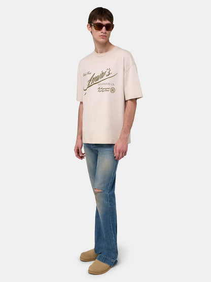 Amiri Quality Goods Oversized Tee - Alabaster | Amiri Sale