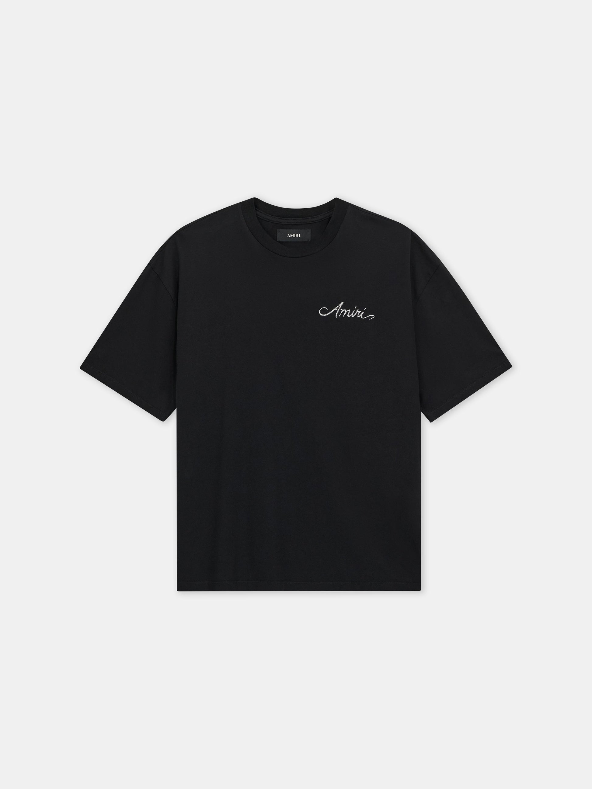 Ma Quad Checkerboard Oversized Tee - Black | Amiri Affordable