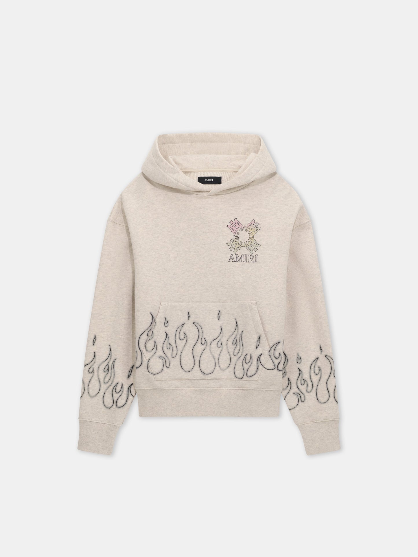 Ma Quad Flames Oversized Hoodie - Ivory | Amiri Great Deal
