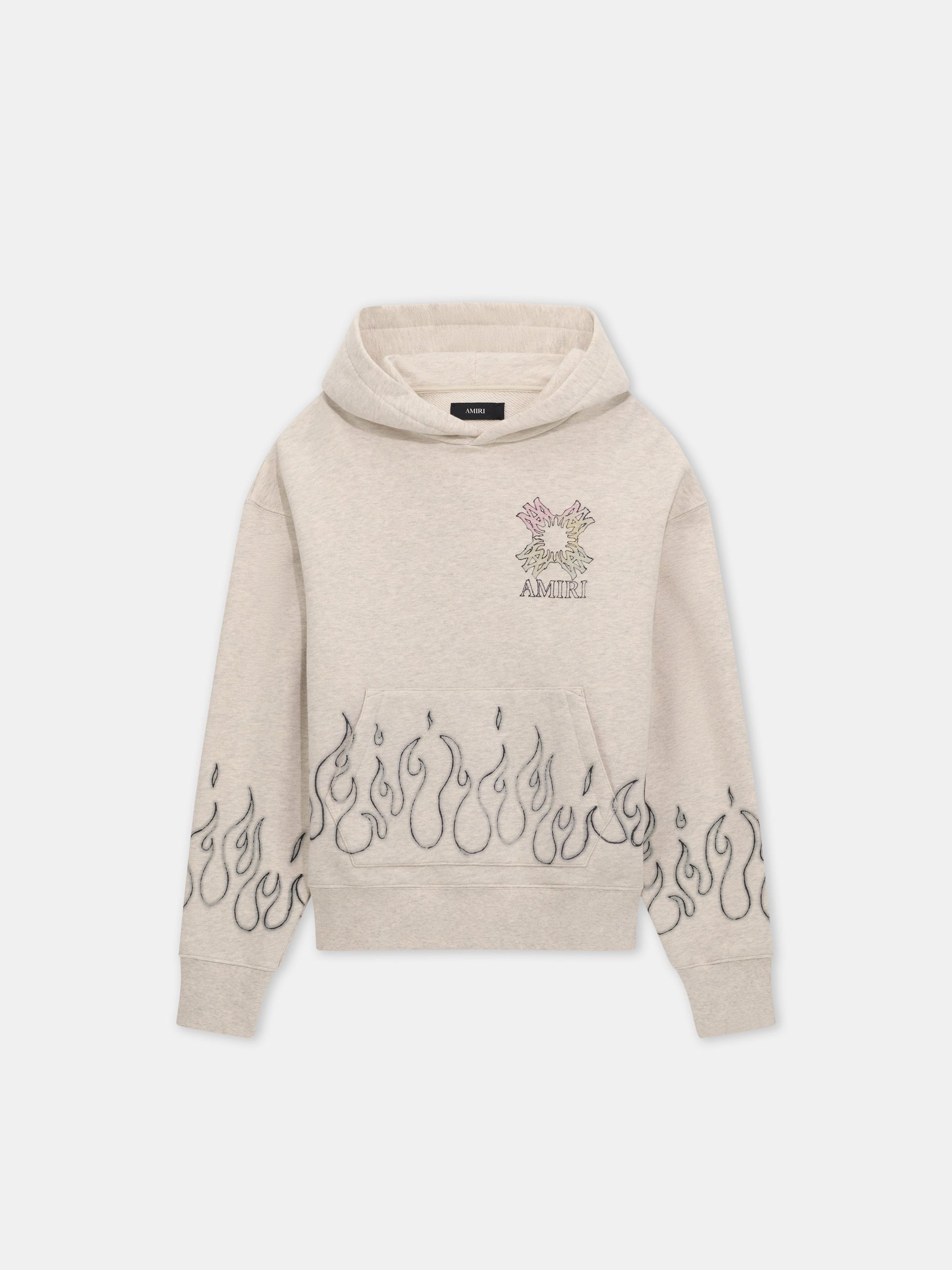 Ma Quad Flames Oversized Hoodie - Ivory | Amiri Great Deal