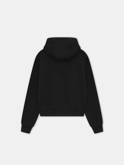 Relaxed Zip Up Hoodie - Black | Amiri Best Seller