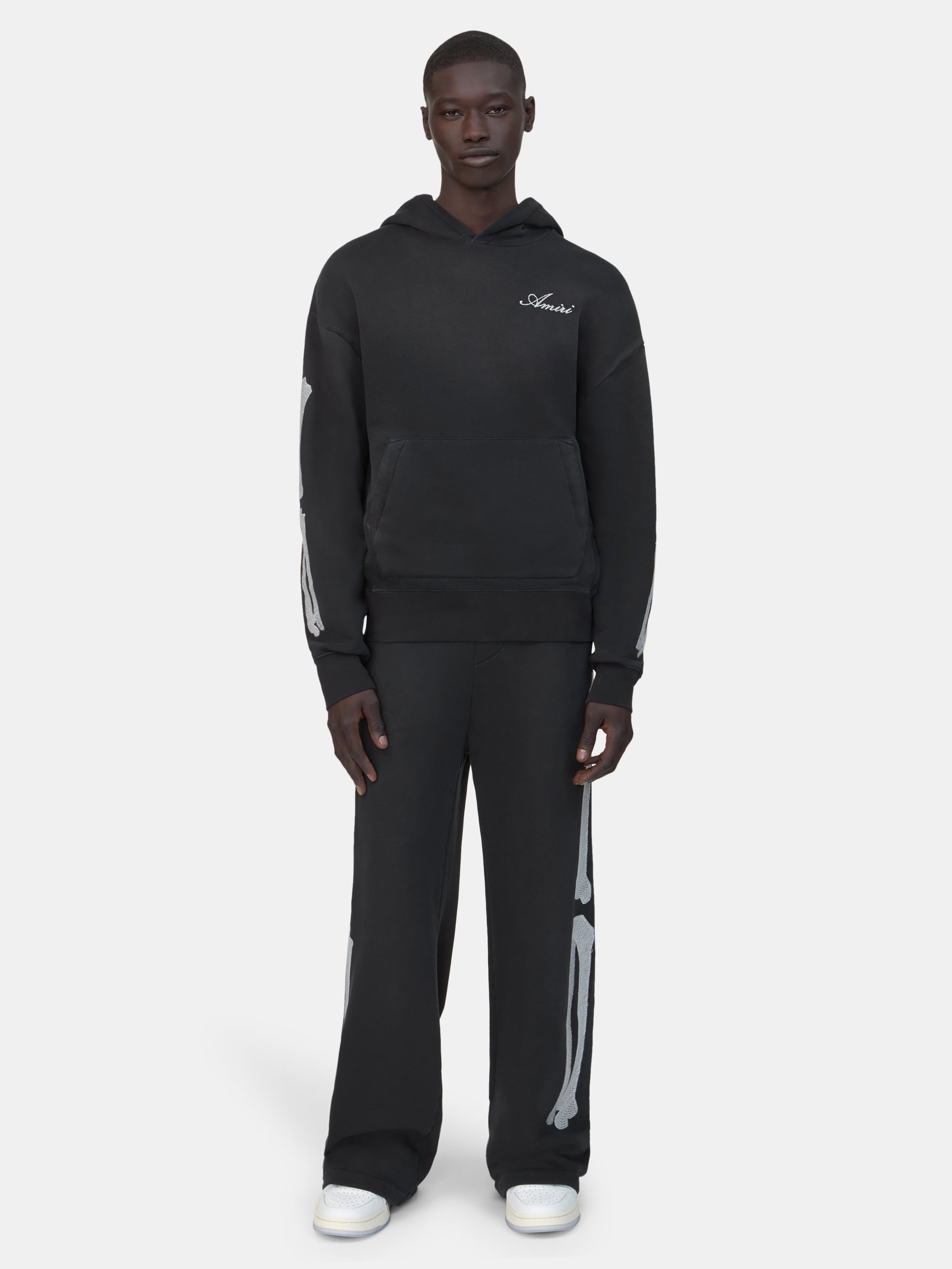 Bones Oversized Hoodie - Black | Amiri Sale