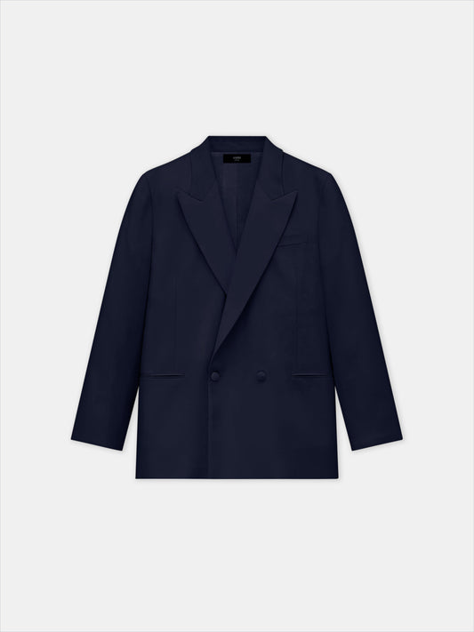 Ma Double-Breasted Blazer - Dark Blue | Amiri Online