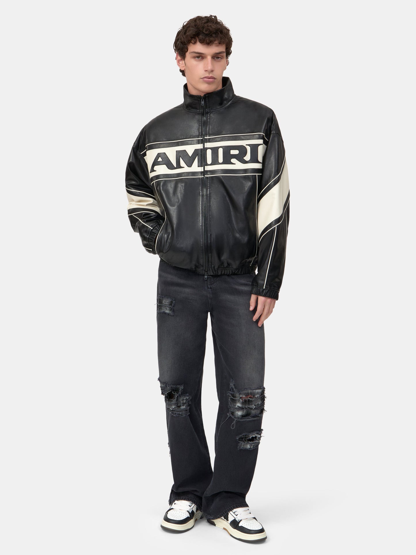 Amiri Sport Leather Jacket - Black | Amiri Popular Choice