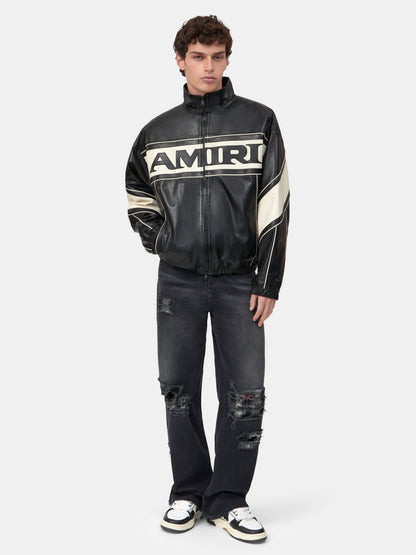 Amiri Sport Leather Jacket - Black | Amiri Popular Choice