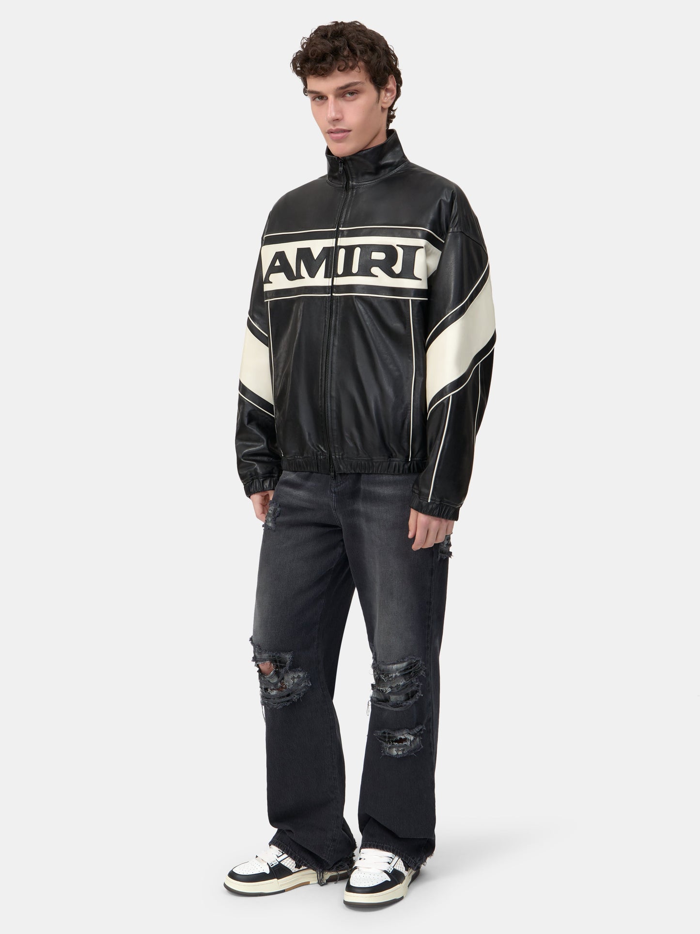 Amiri Sport Leather Jacket - Black | Amiri Popular Choice