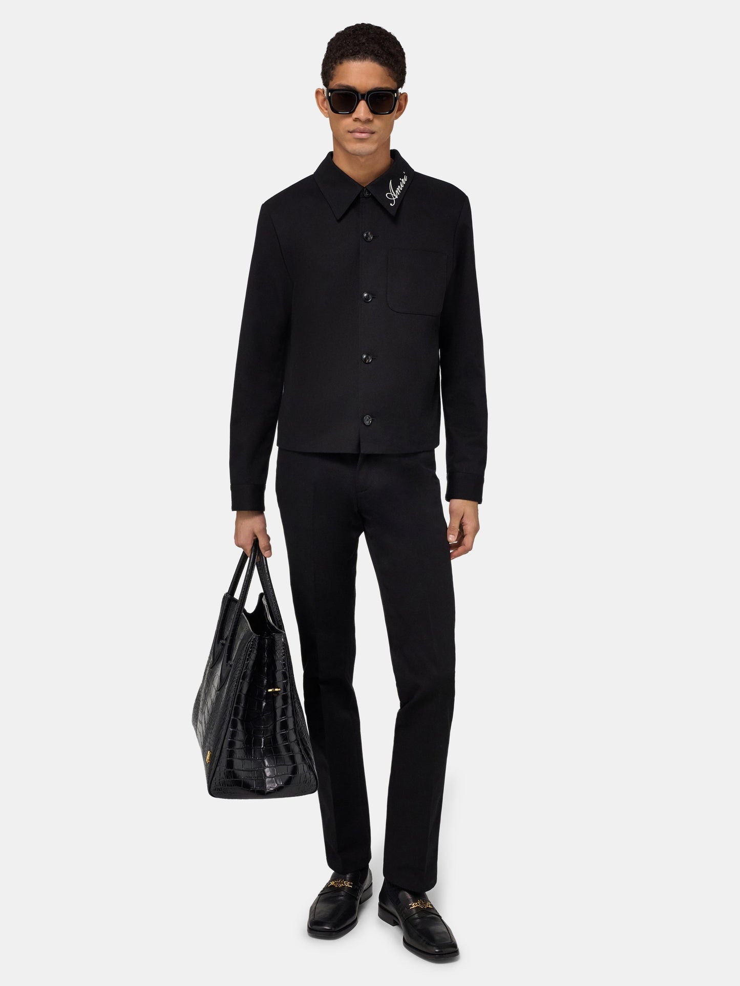 Twill Bootcut Pant - Black | Amiri Value