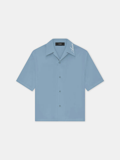 Amiri Camp Shirt - Ashley Blue | Amiri Featured
