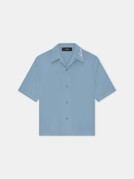 Amiri Camp Shirt - Ashley Blue | Amiri Featured