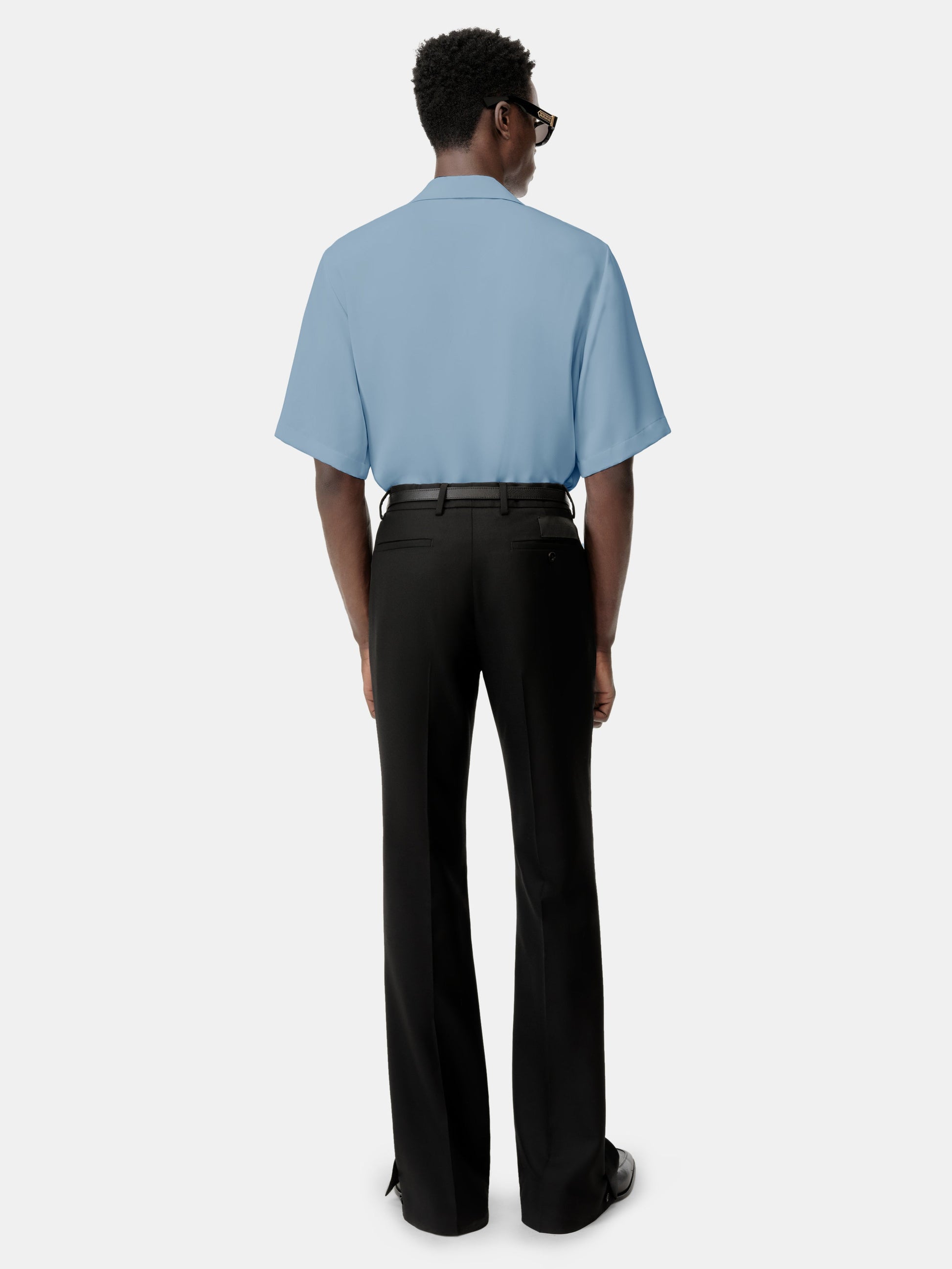 Amiri Camp Shirt - Ashley Blue | Amiri Featured