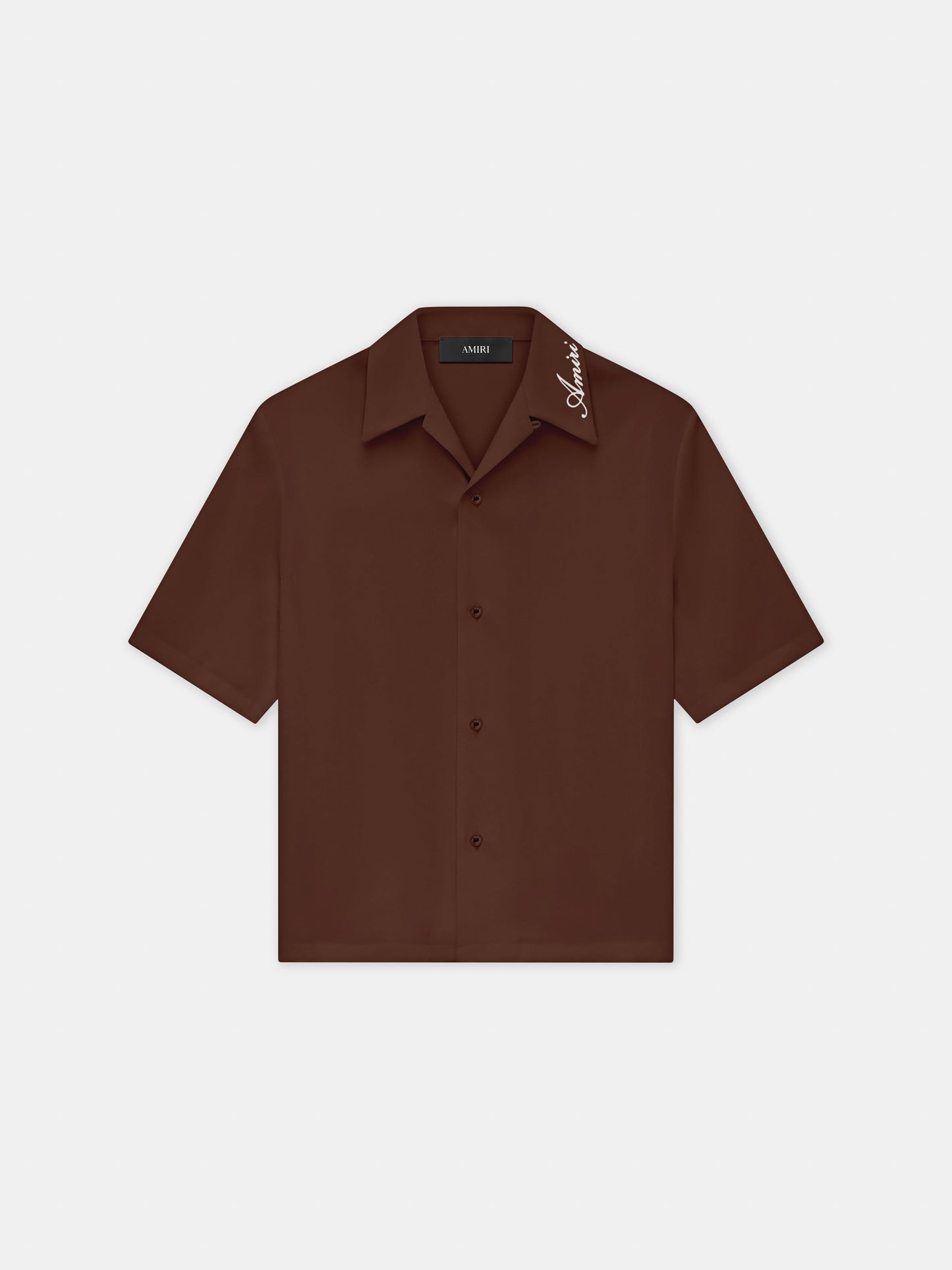 Amiri Camp Shirt - Chocolate | Amiri Popular Choice