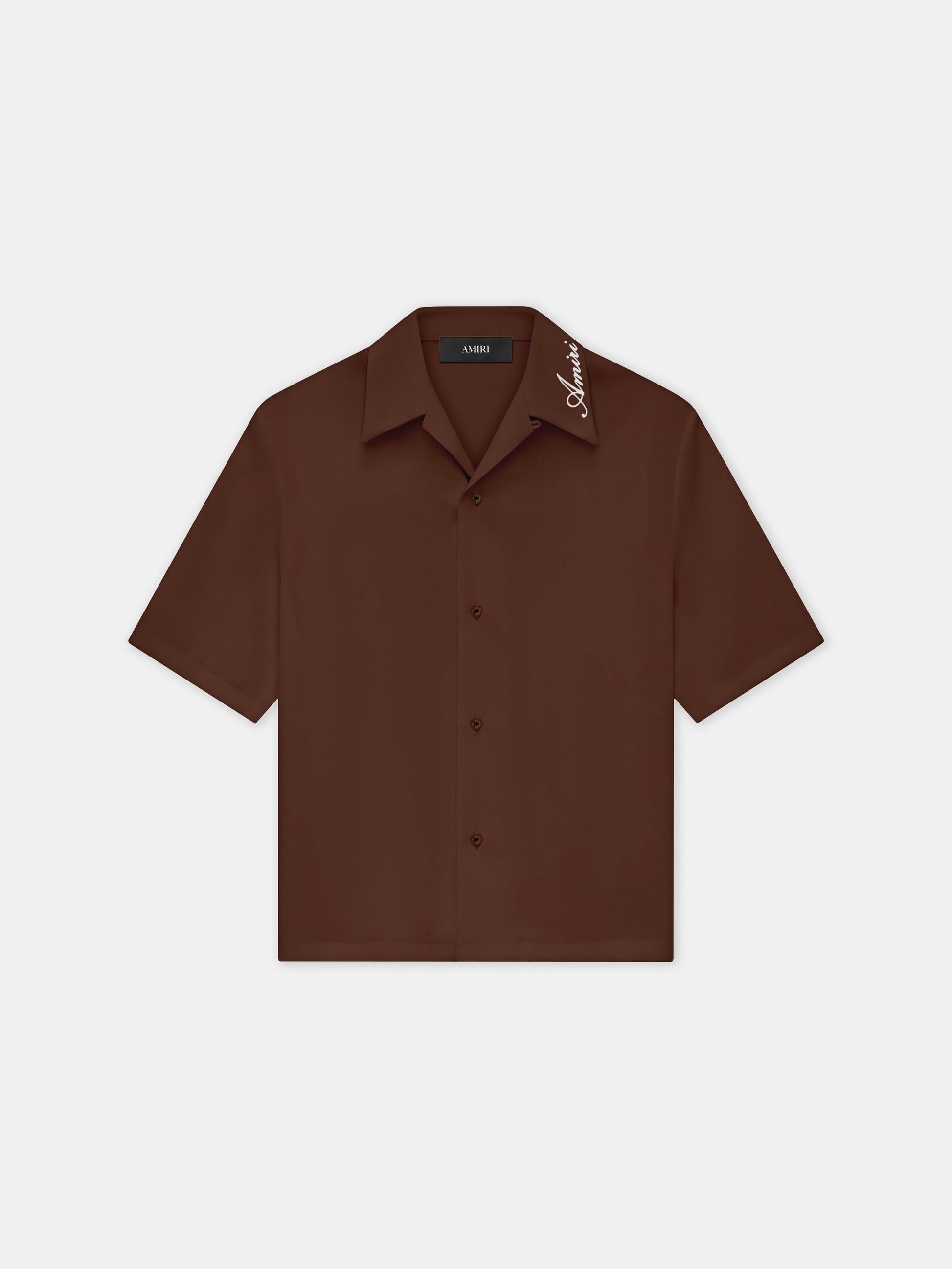 Amiri Camp Shirt - Chocolate | Amiri Popular Choice