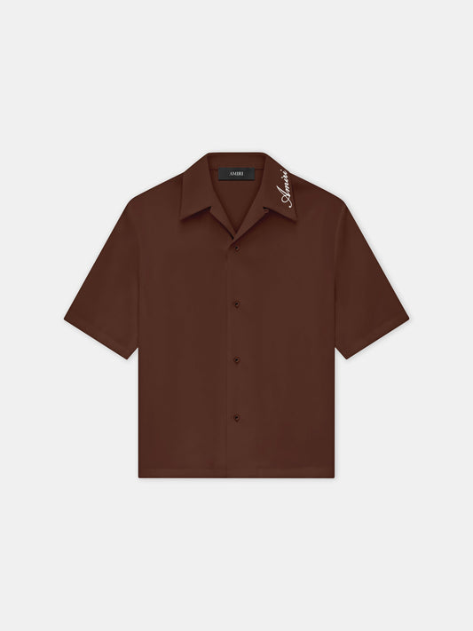 Amiri Camp Shirt - Chocolate | Amiri Popular Choice