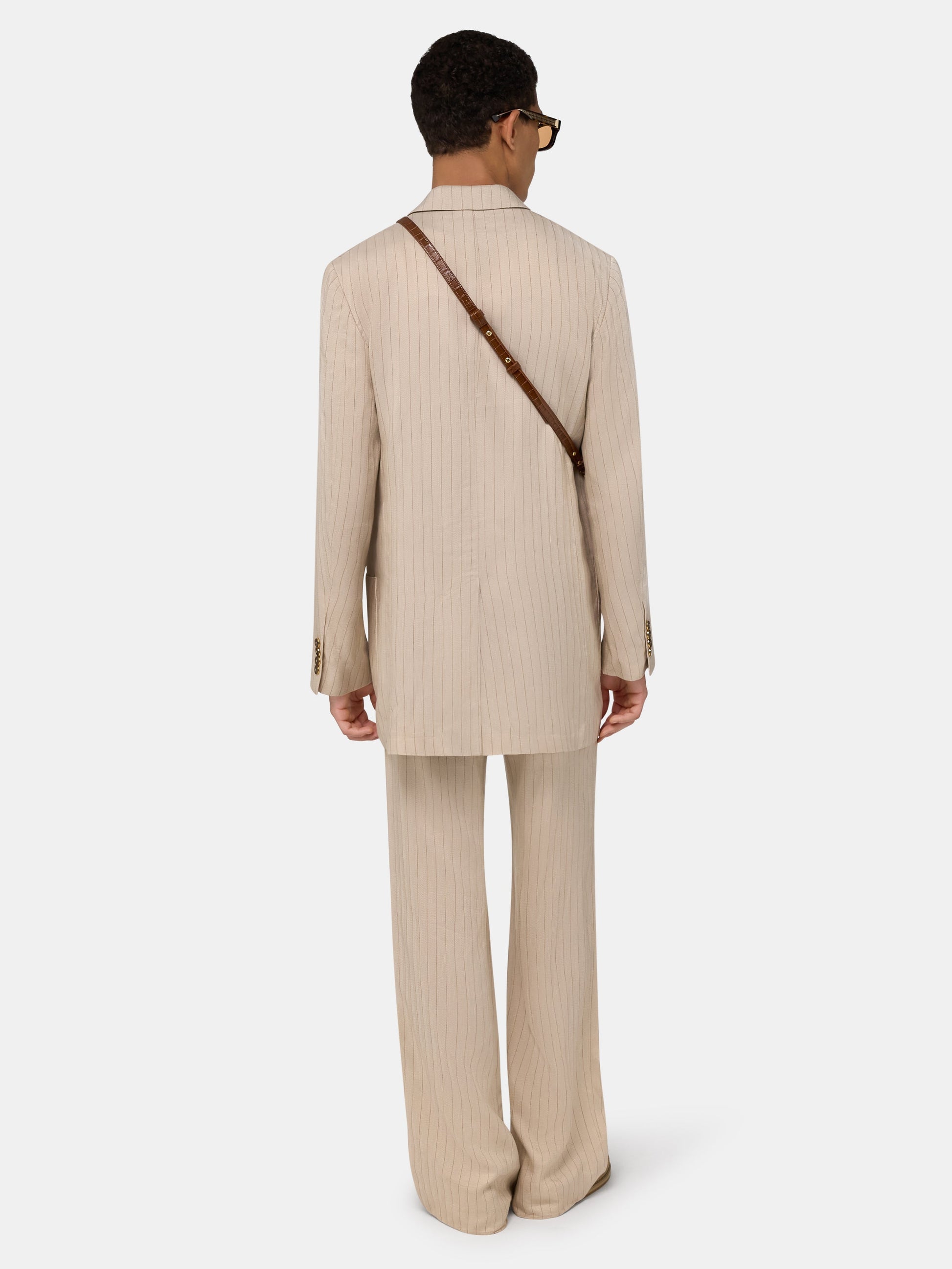 Striped Double-Breasted Blazer - Alabaster | Amiri Best Seller