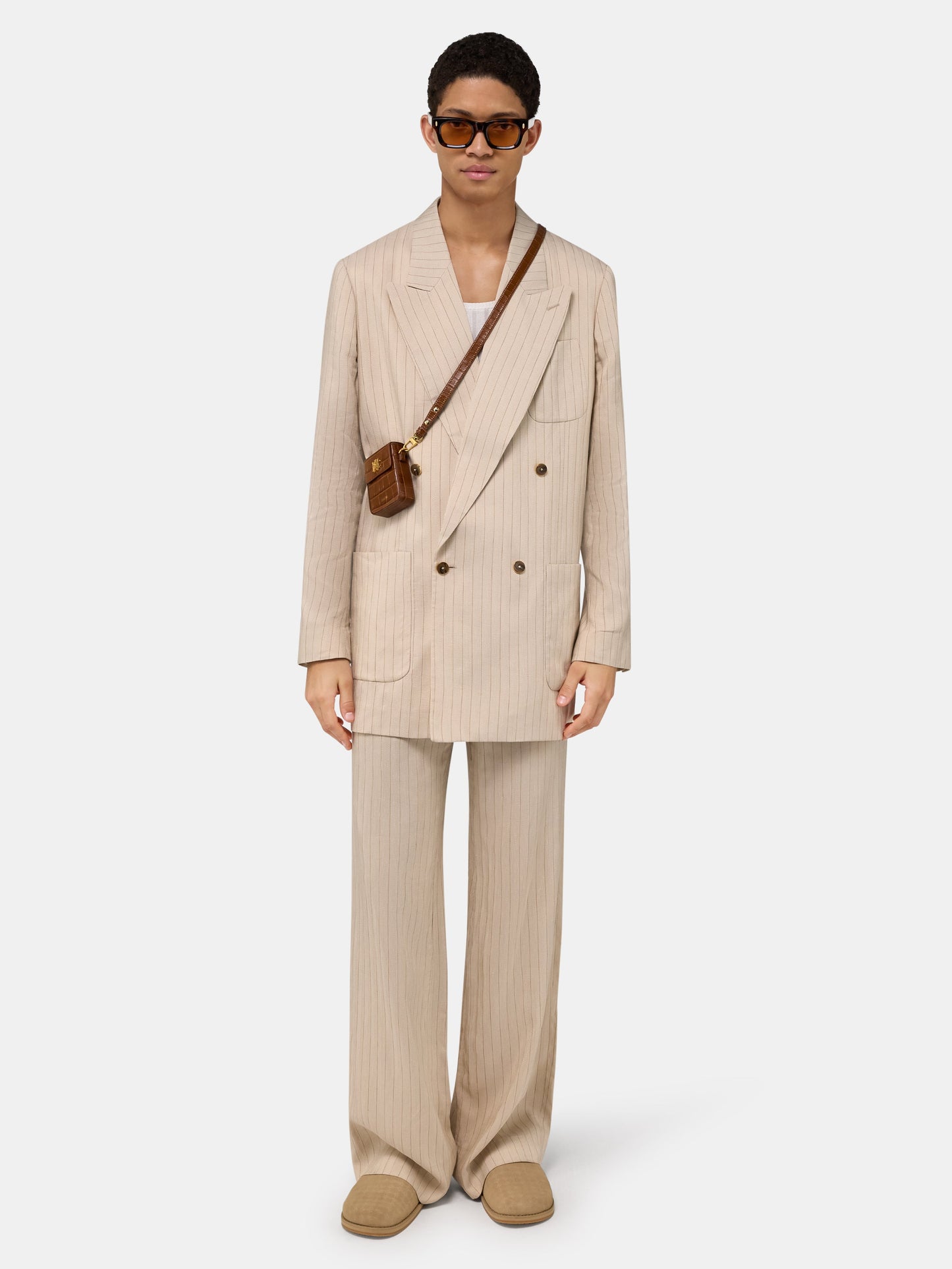 Striped Tailored Pant - Alabaster | Amiri Sale