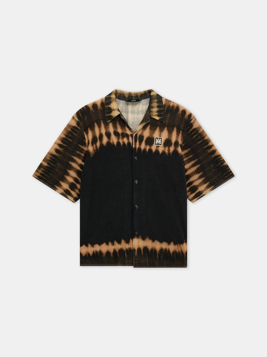 Ma Patch Tie Dye Knit Shirt - Black | Amiri Value