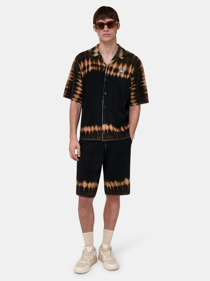 Ma Patch Tie Dye Knit Shirt - Black | Amiri Value