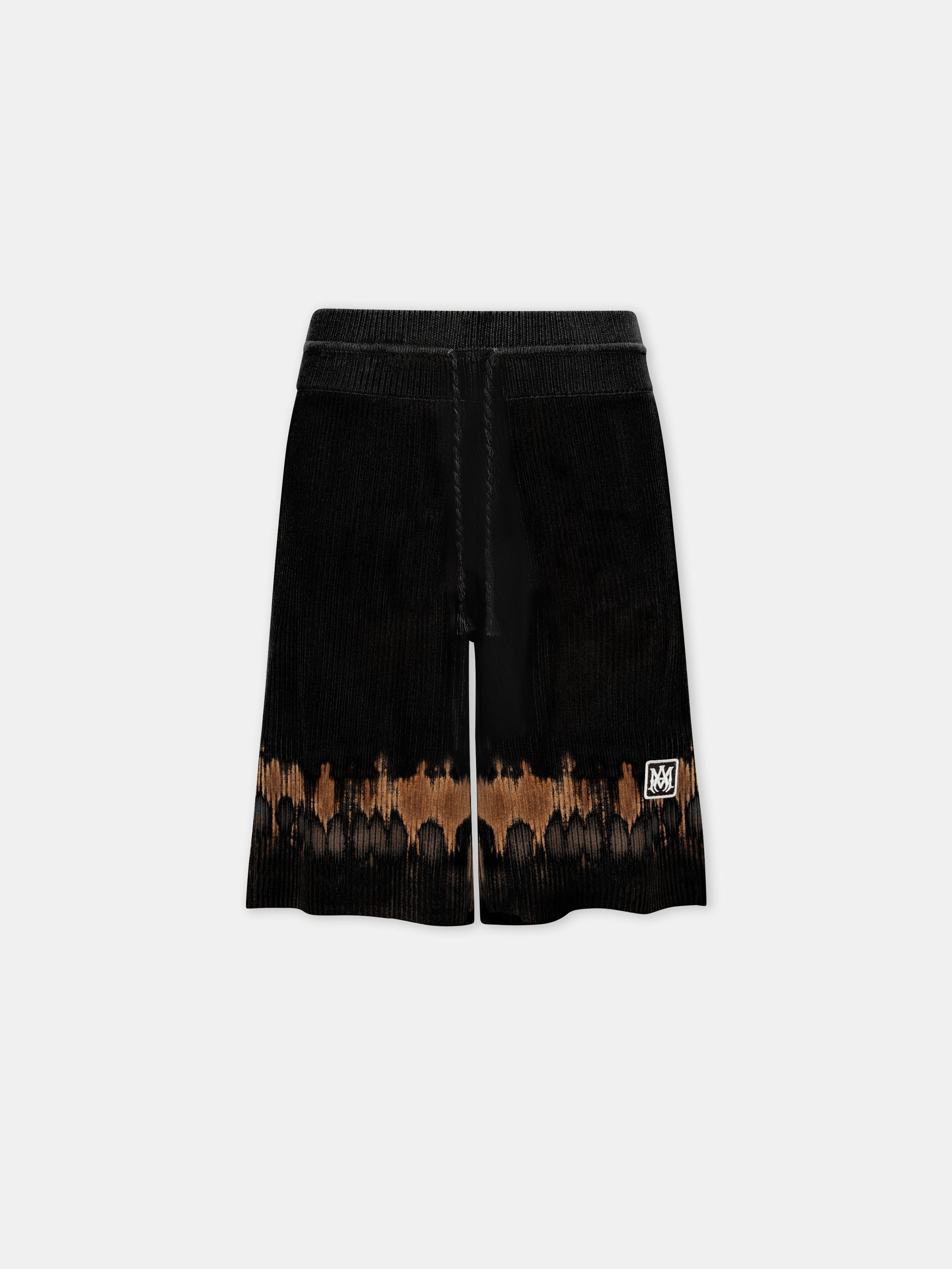Ma Patch Tie Dye Knit Short - Black | Amiri Affordable