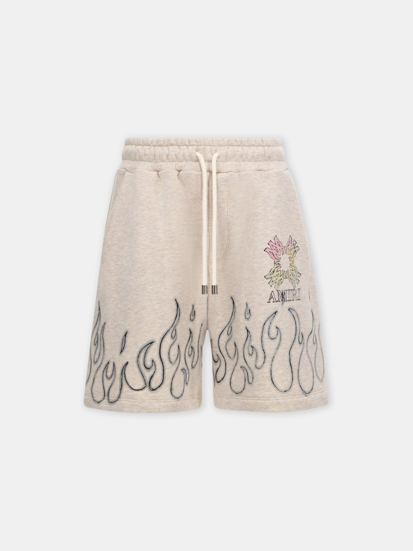 Ma Quad Flames Sweatshort - Ivory | Amiri Featured