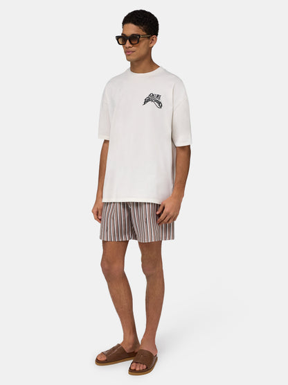 Striped Swim Trunk - Mocha | Amiri Popular Choice