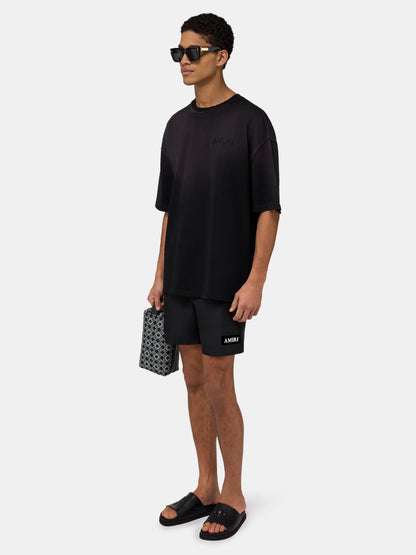 Amiri Patch Swimshort - Black | Amiri Best Seller
