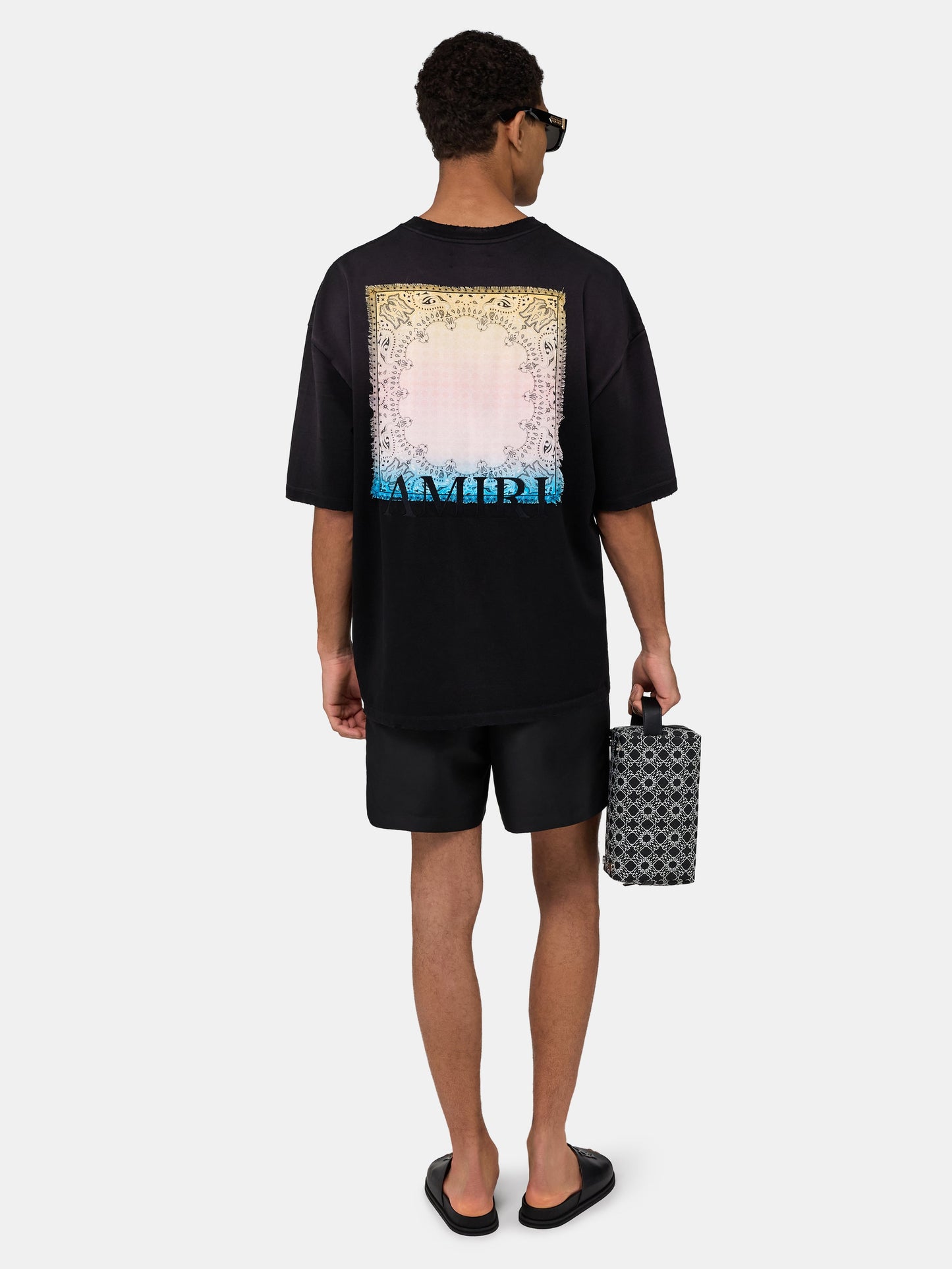 Amiri Patch Swimshort - Black | Amiri Best Seller