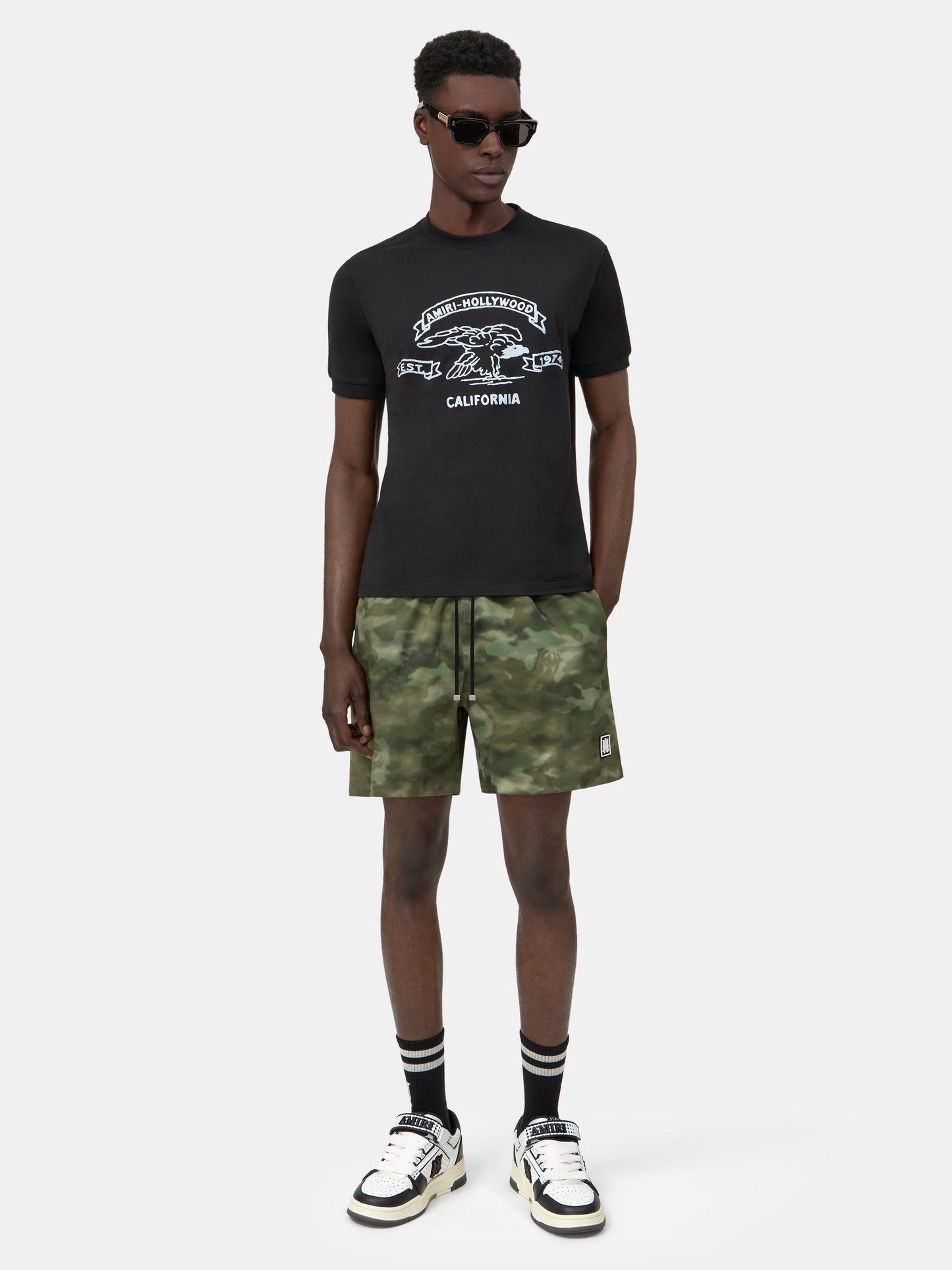 Ma Camo Swim Trunk - Natural | Amiri Online