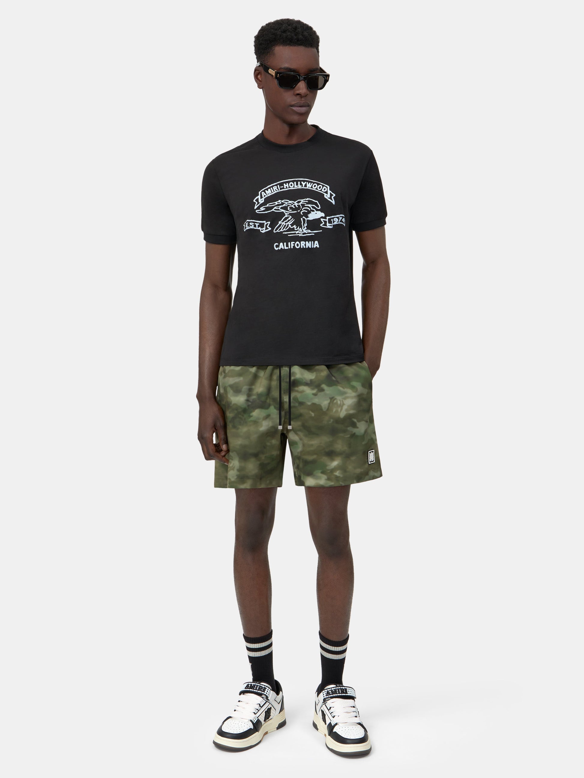 Ma Camo Swim Trunk - Natural | Amiri Online